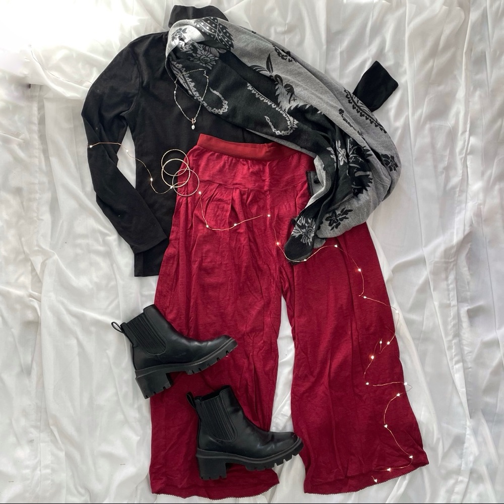 Gudrun Sjoden Flowy Red Pants